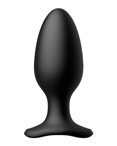 LOVENSE Hush 2 Anal Vibrator 2.25 inch, Analplug mit Vibration, Smartphone APP Steuerung, Analvibratoren für Mann...