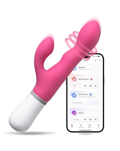 LOVENSE Nora Bluetooth Rabbit Vibrator mit App Steuerung, Frauen Kaninchen Vibratoren für Klitoris und G-punkt,...