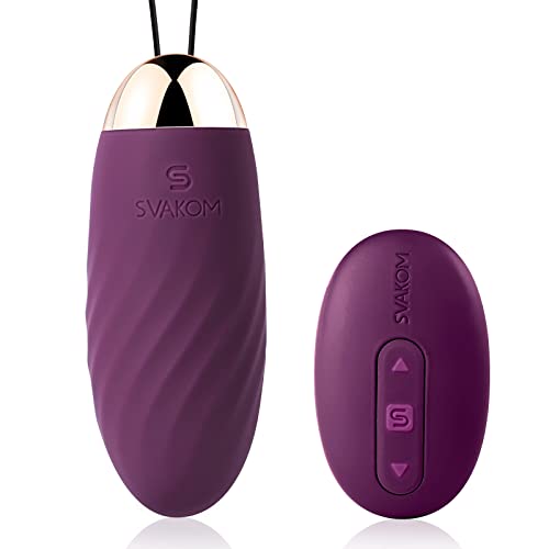 Deluxe Vibrator Vibro Ei mit Fernsteuerung, Vibratorei Leise Starke für Sie G-Punkt Klitoris Stimulator,...