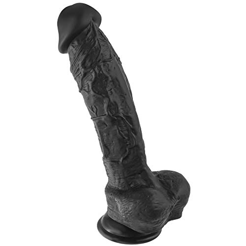 2 IN 1 Realistische Dildo Vaginal Anal Dildos mit Saugnapf Silikon schwarzen Penis G-Punkt Anal Plug Sexspielzeug...