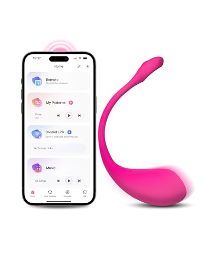 Lovense Lush 2 Vibratorensets für Frauen mit App, Vibro Ei mit Fernsteuerung für unterwegs, leichte Vibration...