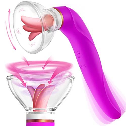 Vibration für frauen Vibrator Sex Spielzeug für Paare, die frau Klitoris Sauger Lecken Dildo mit 8 Saugenmodi 10...