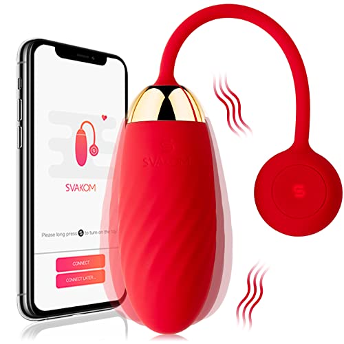 SVAKOM Ella Neo Interaktives App-Gesteuertes Vibro ei, Sexspielzeug Vibrator für Klitoris G-Punkt, Erotik Sex...