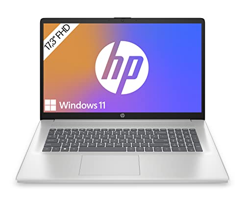 HP Laptop | 17,3' FHD Display | Intel Core i3-N305 | 8 GB DDR4 RAM | 512 GB SSD | Intel UHD-Grafik | Windows 11 |...