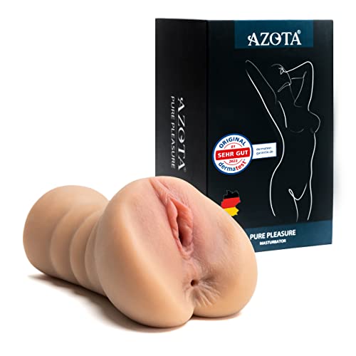AZOTA Pure Pleasure Masturbator, Pocket Pussy, Taschenmuschi realistisch groß, Sexpuppe Frau realistisch, Sex...