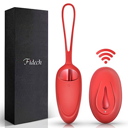 FIDECH Vibro Ei mit Funkfernbedienung, Liebeskugeln Vibrationsei Bullet Vibratoren für Sie Klitoris und G-Punkt...