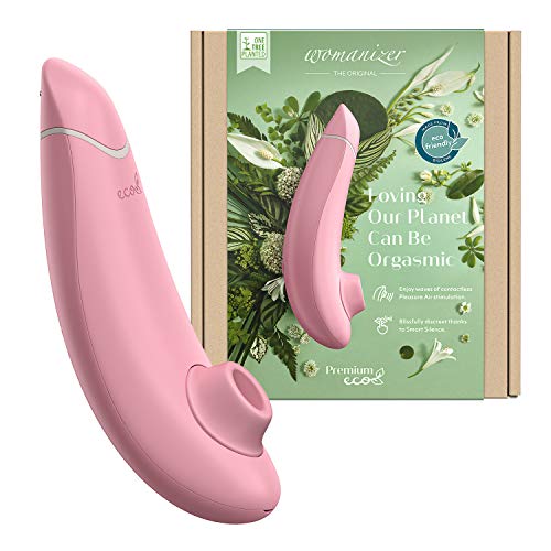Womanizer Premium Eco Auflege-Vibrator für Sie, Smart Sex-Toy aus ökologisch abbaubarem Material, Klitoris-Sauger...