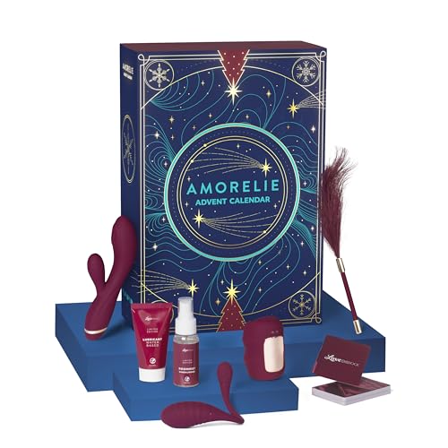 AMORELIE Erotischer Adventskalender 2024 für Paare Singles & Erwachsene | Erotik-Set mit 24 sinnlichen...