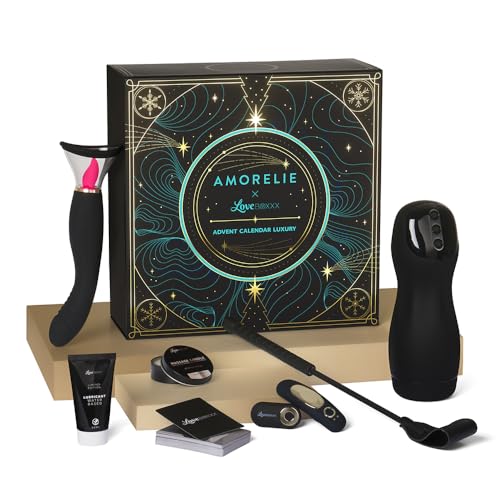 AMORELIE Erotischer Adventskalender Luxury 2024 für Paare Singles & Erwachsene | Erotik-Set mit 24 sinnlichen...